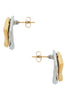 Pebbles Two Tone Square Studs