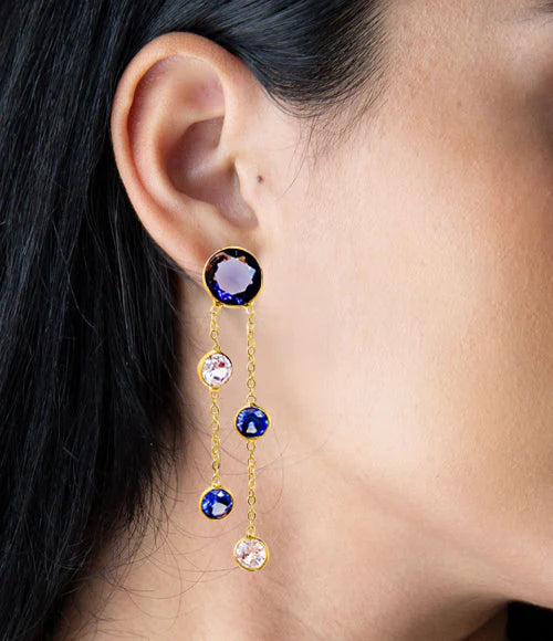 Blue Bell Glow Earrings