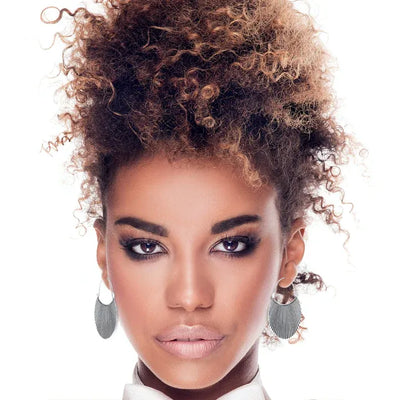 Scallop Shell Shaped Statement Hoop Earrings